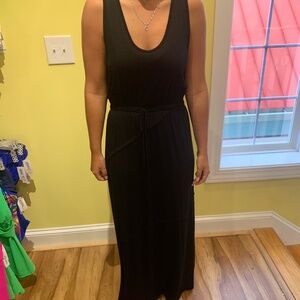 NWT Entro black sleeveless maxi dress